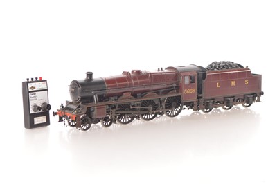 Lot 379 - Finescale Brass Gauge 1 4-6-0 Loco & Tender LMS lightly weathered maroon Jubilee class 'Fisher' (2)