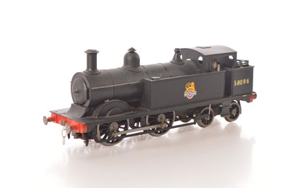 Lot 385 - Scratch built Gauge 1 0-4-4 BR black class Ex SDJR Johnson Tank Loco