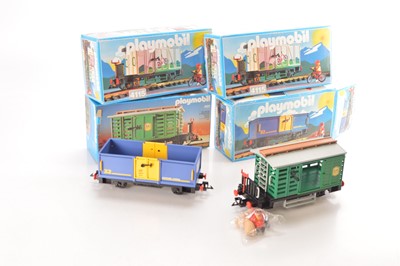 Lot 391 - Playmobil Wagons (4)
