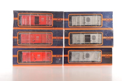 Lot 414 - Train (Newqida) Box Wagons (6)