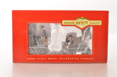 Lot 416 - Bachmann 96201 Hand Car with Trailer (1)