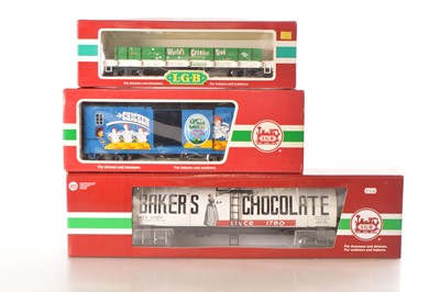 Lot 438 - LGB American Freight Cars (3)