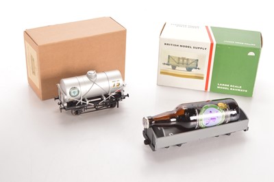 Lot 459 - BMS Accucraft and other wagons (3)