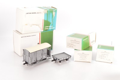 Lot 482 - Accucraft BMS W&L 45mm Goods Wagons (5)
