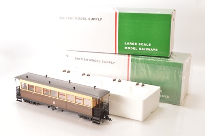Lot 485 - Accucraft BMS W&L 45mm GWR Coaches (2)
