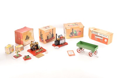 Lot 501 - Two boxed Mamod Stationary Engines with Accessories and empty boxes (qty)