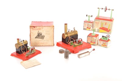 Lot 502 - Two Mamod Stationary Engines with Accessories (6)