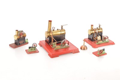 Lot 503 - Unboxed Mamod Stationary Engines and Accessories (5)