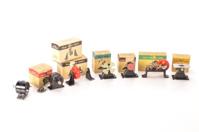 Lot 515 - Multum 6v Electric Motors and boxed model workshop tools (8)