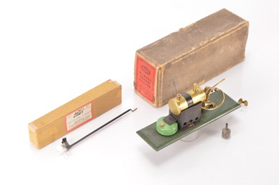 Lot 518 - An uncommon boxed Oscillating Marine Steam engine by Hobbies and B-L prop shaft