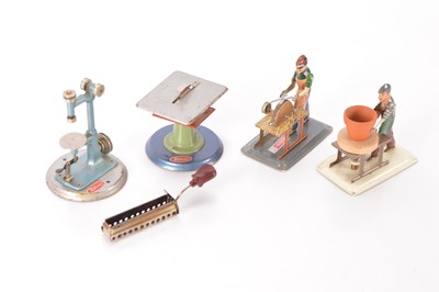 Lot 519 - Wilesco Model Workshop Tools (4)