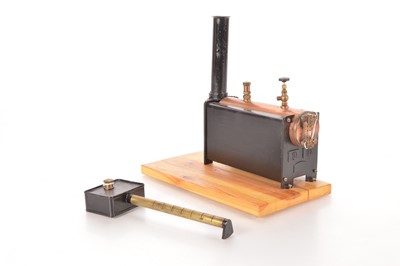Lot 528 - A Stuart Turner copper Boiler and Spirit Burner