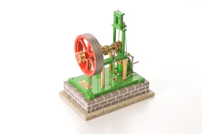 Lot 530 - An 'AR37 Steeple 2' Vertical Single-Cylinder Steam Engine by Albert Ranaldi