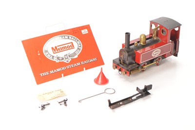 Lot 540 - A Mamod SL3 Live Steam 0-4-0T Locomotive converted to Gauge 1 and gas-firing