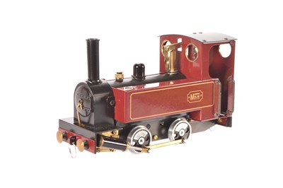 Lot 541 - A MSS (Mamod-type) Live Steam 0-4-0T Locomotive for Gauge 1