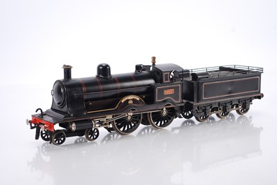 Lot 546 - Bing Gauge 2 4-4-0 Loco & Tender LNWR lined black 'Black Prince'