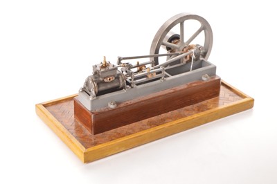 Lot 553 - Stuart or similar 'Victoria' Single cylinder Horizontal Steam engine