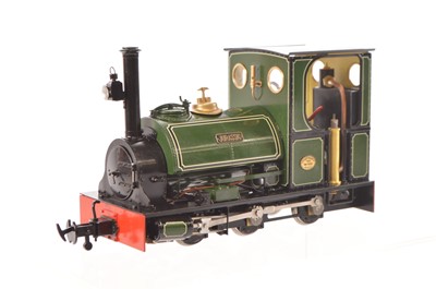 Lot 563 - Garden Railway specialists produced by Bowande (China) 45mm Gauge 1 0-6-0 Peckett Tank loco 'Jurassic'