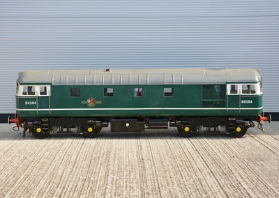 Lot 567 - 5" Gauge BR green class 33 Bo-Bo Diesel Locomotive