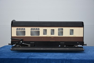 Lot 569 - 5" Gauge Abbots Model Engineering Telford ride on Passenger Brake end coach