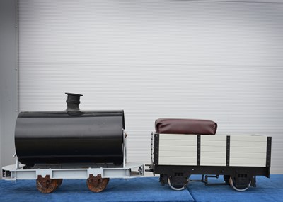 Lot 570 - 5" Gauge pair of narrow Gauge Goods wagons (2)