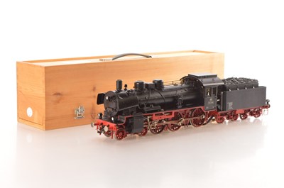 Lot 577 - Aster Gauge 1 continental outline 4-6-0 Loco & Tender DB black class P38, Spare/Alternative tender and track sections (12)