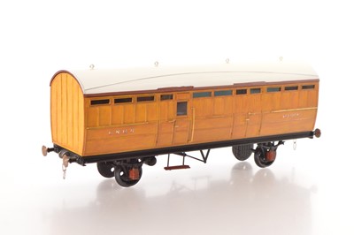 Lot 580 - Lasercraft Kitbuilt Gauge 1 LNER Pigeon Van