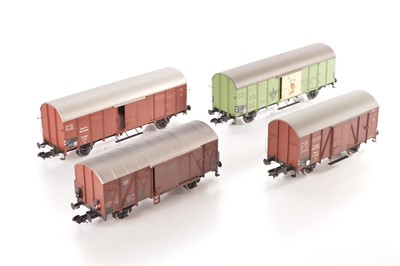 Lot 597 - Marklin /Hubner Gauge 1 continental outline freight cars (4)