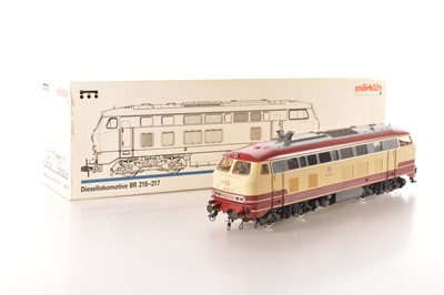 Lot 611 - Marklin Gauge 1 Ref: 55711 Continental outline class 218 DB cream amd red Diesel Locomotive