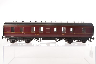 Lot 623 - Kit/scratch built Gauge 1 (10mm scale) LMS Full brake coach
