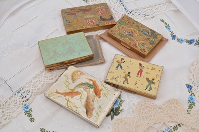Lot 336 - Three Vogue Vanities rectangular slab compacts