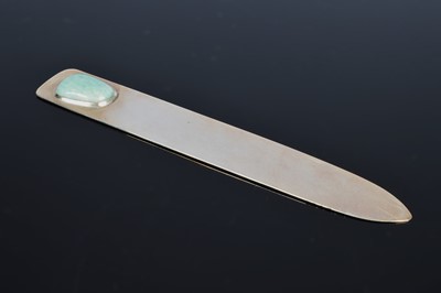 Lot 439 - A c1970s Swedish silver letter opener by Rey Urban