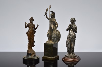 Lot 600 - Three Victorian and later figures