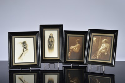 Lot 637 - Four Victorian and later photographic glamour prints