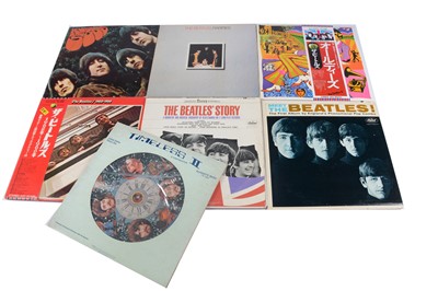 Lot 173 - Beatles LPs