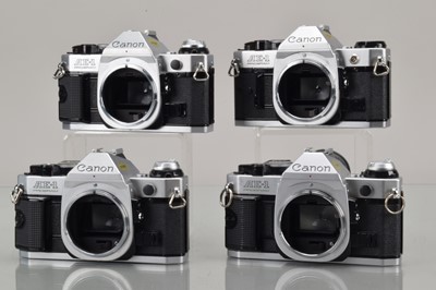 Lot 21 - Four Canon AE-1 Programme SLR Camera Bodies