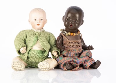 Lot 1238 - A small Gebruder Heubach character baby marked O