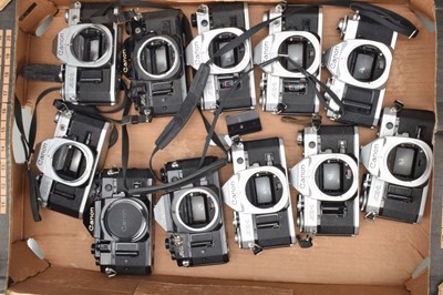Lot 168 - A Tray of Canon SLR Camera Bodies