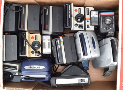 Lot 175 - A Tray of Polaroid Cameras