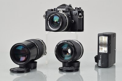 Lot 201 - A Nikon FE SLR Camera