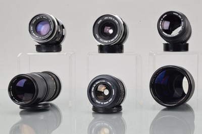 Lot 209 - Five Canon FL Lenses