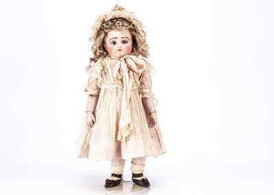 Lot 1270 - A rare Steiner Series C pressed bisque bebe size No 2