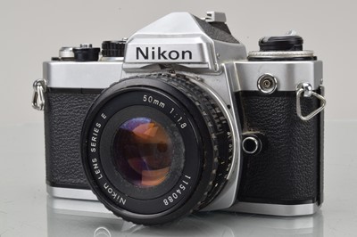 Lot 383 - A Nikon FE SLR Camera
