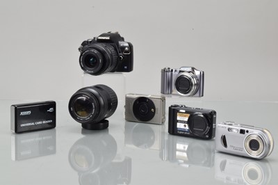 Lot 385 - A Group of Digital Cameras