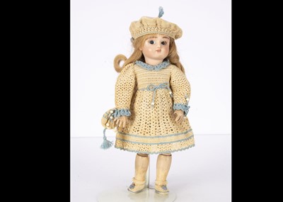 Lot 1273 - A small Steiner Series C pressed bisque bebe size No 3/0