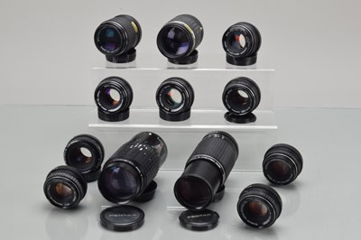 Lot 441 - Twelve Pentax Lenses