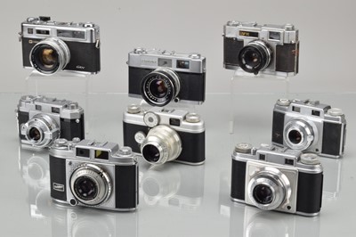 Lot 465 - A Tray of Rangefinder Cameras