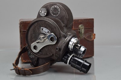 Lot 487 - A Bell & Howell Filmo Camera 70 DA 16mm Cine Camera