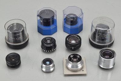 Lot 535 - A Group of Enlarging Lenses