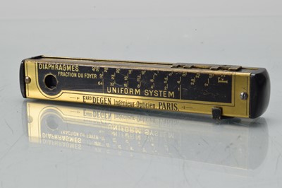 Lot 573 - An Eduard Degen Opiticien Paris ''The Degen Photometre'' Extinction meter